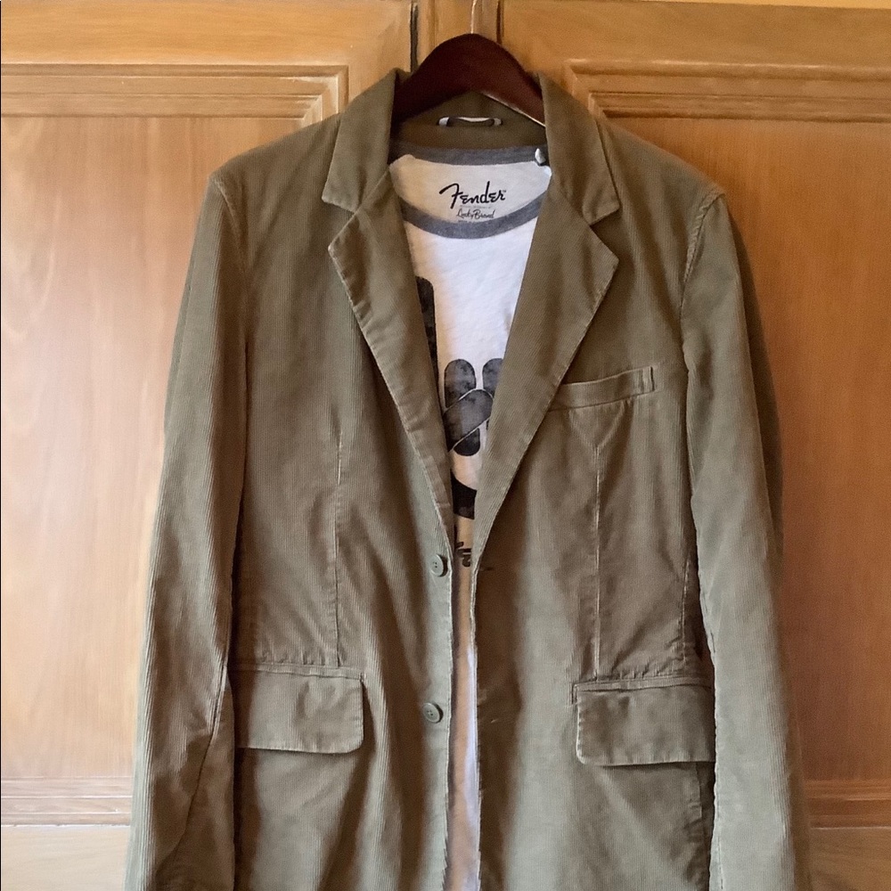 American Eagle Brown Corduroy Blazer Small